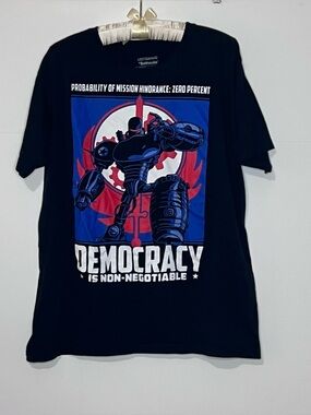 Fallout Loot Crate Exclusive 2018 Liberty Prime Robot Graphic T-shirt Size L
